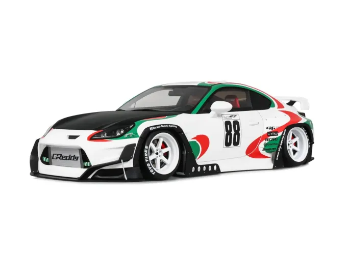 TOYOTA GR86 Pandem Castrol *Resin serie* (2026), white / green / red