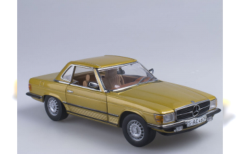 MERCEDES-BENZ 350 SL Hard Top Coupe (1977), gold