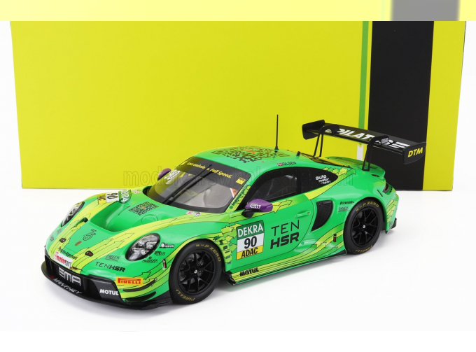 PORSCHE 911 992 Gt3 R Team Manthey Racing №90 Dtm Season (2023) Thomas Preining, Green Yellow