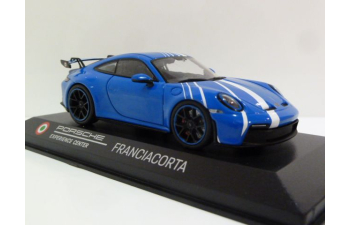 PORSCHE 911 (992) GT3 PEC (2021), shark blue / white
