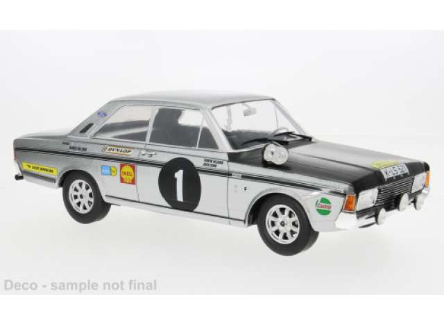 FORD 20M RS (P7b), Rally WM, East African Safari Rally #1 R.Hillyar/J.Aird (1969), silver