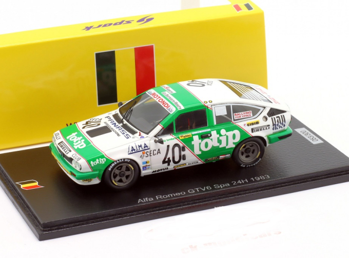  ALFA ROMEO Alfetta GTV6 №40 24h Spa Lella Lombardi, Giancarlo Naddeo, Roberto Marazzi (1983)