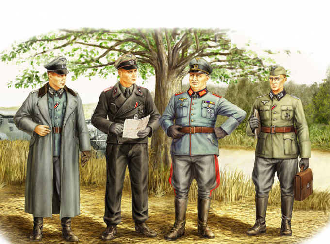 Сборная модель Немецкие офицеры