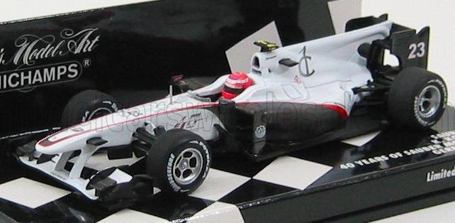 SAUBER F1 C29 N 23 - 40th Anniversary Sauber - Gp German (2010) K.Kobayashi, White Grey Met