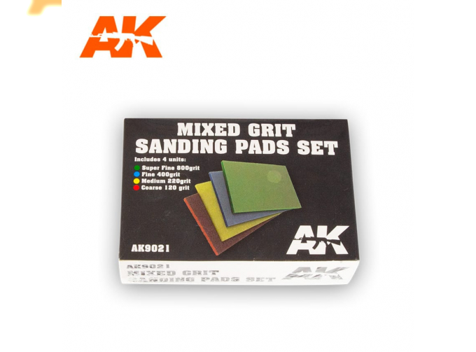 Mixed Grit Sanding Pads Set 800 grit.4units