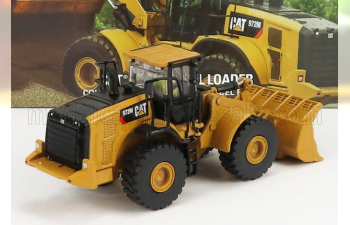 CATERPILLAR Cat972m Ruspa Gommata - Scraper Tractor Wheel Loader, Yellow Black