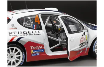 PEUGEOT 207 S2000 №4 Winner Rally Montecarlo (2011) Bryan Bouffier - Xavier Panseri, White Red