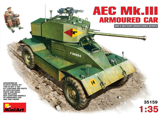 Сборная модель Бронеавтомобиль AEC Mk.III ARMOURED CAR