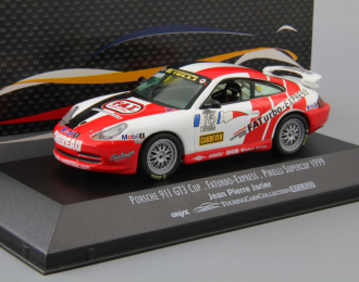 PORSCHE 911 GT3 Cup Jean-Pierre Jarier #16, white / red