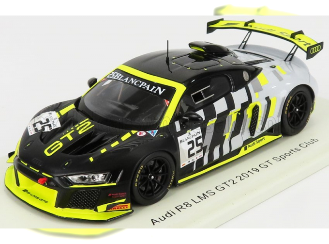 AUDI R8 Lms Gt2 Team Audi Sport №25 (2019), Black Silver