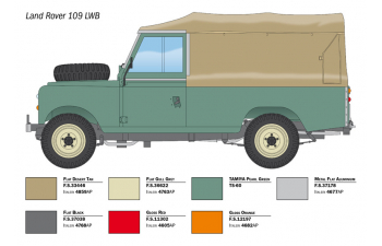 Сборная модель LAND ROVER 109 LWB