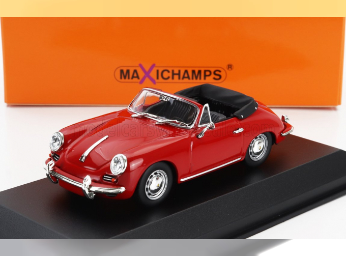 PORSCHE 356 C Cabriolet Open (1965), Red