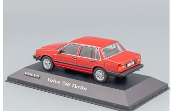 VOLVO 740 Turbo, red