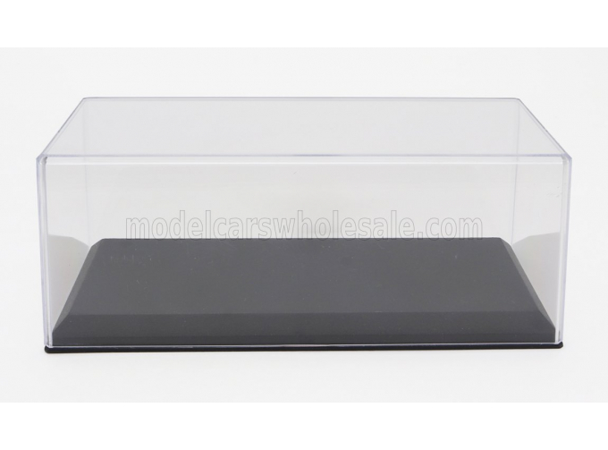 VETRINA DISPLAY BOX In Plastica Nera - Plastic Base Black - Lungh.length Cm 18.0 X Largh.width Cm 7.8 X Alt.height Cm 6.7 (altezza Interna Interior Height Cm 5.5), Plastic Display - Black