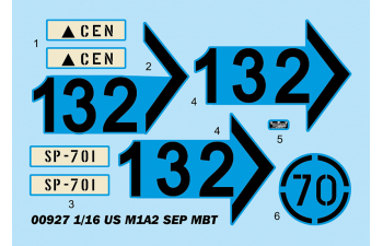 Сборная модель US M1A2 SEP MBT