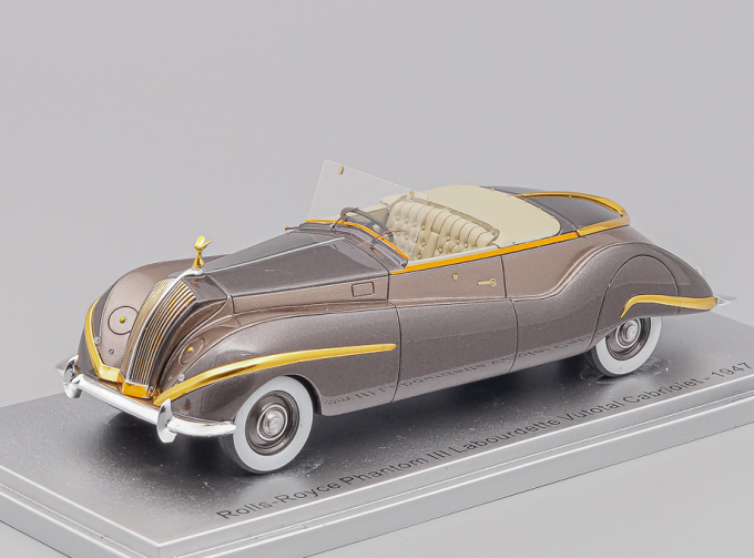 ROLLS ROYCE Phantom Iii Labourdette Vutotal Cabriolet Open (1947), grey / gold metallic