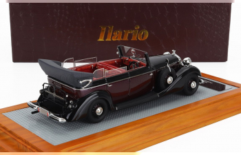 HORCH 951a Pullman Original Car Cabriolet Open (1937), Black Bordeaux