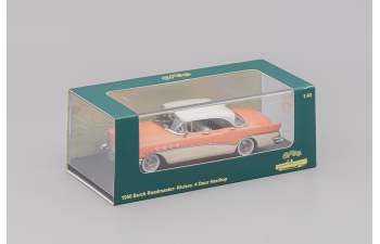 BUICK Roadmaster Riviera 4-Door Hardtop (1956), rose / white