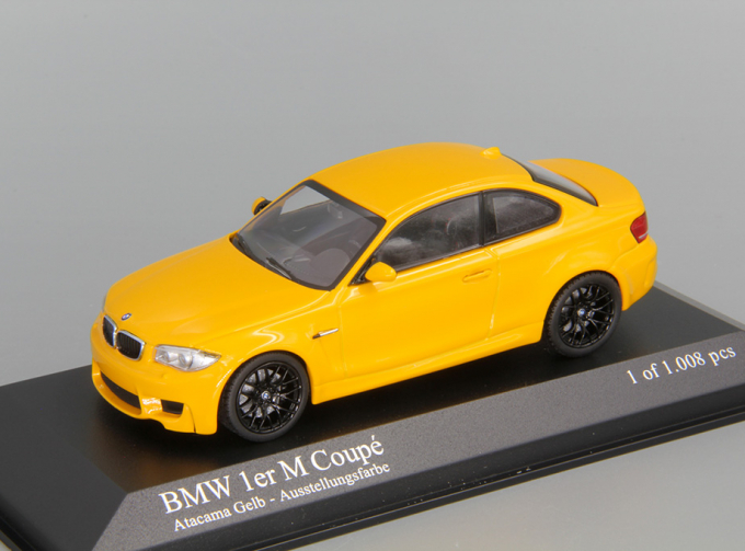 BMW 1 Series M Coupe (2011), yellow