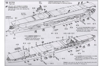 Сборная модель Zuikaku Aircraft Carrier