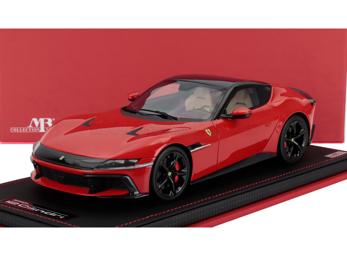 FERRARI 12cilindri Coupe V12 830cv (2024) - Con Vetrina - With Showcase, Rosso Scuderia - Red