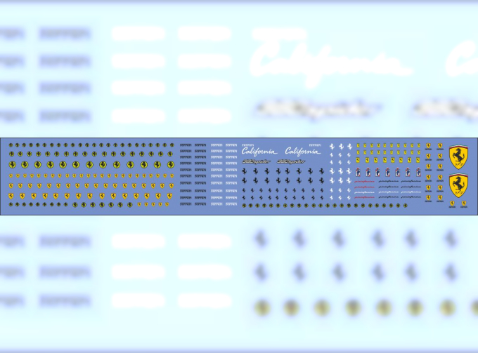 Набор декалей Ferrari