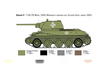 Сборная модель T-34/76 Mod. 43