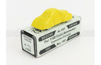 FIAT 1100 Coupe Aerodinamico Carrozzeria Castagna (1937), Yellow