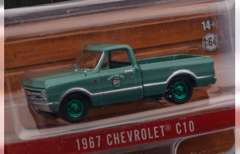 CHEVROLET C-10 Short Bed пикап "Holley Speed Shop" 1967 (Greenlight!!!)