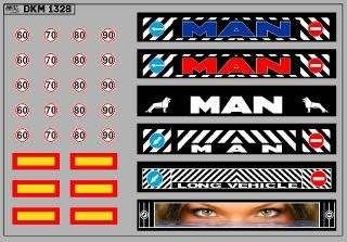 Декаль Брызговик для гузовиков и прицепов вариант 19