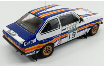 FORD Escort Rs1800 N19 Rally Rac (1980) T.Makinen - M.Holmes, White Blue Yellow