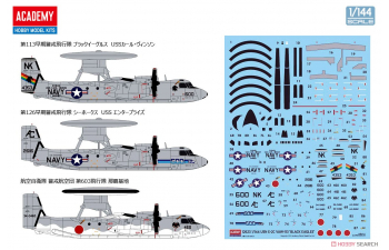 Сборная модель U.S. Navy E-2C WAV-113 Black Eagles