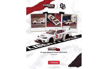 NISSAN Silvia (S15) LB Super Silhouette (2025), white 