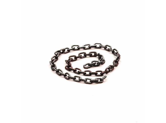 Цепь с овальным звеном 1.5х2мм, толщиной 0,3мм, размер M