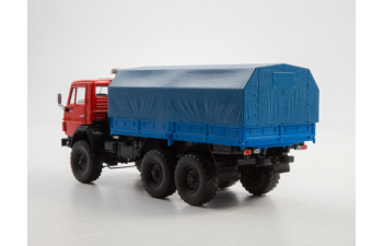 Камский грузовик 4310, красный / синий