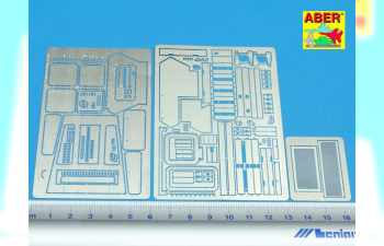 Фототравление Engine upper deck for Heavy Armoured Car Sdkfz.234, Italery