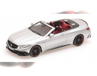 BRABUS 850 MERCEDES AMG S 63 S CLASS CABRIOLET 2016 SILVER