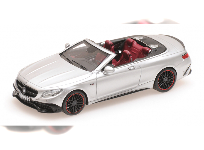 BRABUS 850 MERCEDES AMG S 63 S CLASS CABRIOLET 2016 SILVER