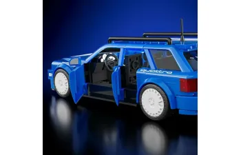 Сборная модель AUDI A4 Rs2 Avant Sw Station Wagon (1994)  253 Pcs + Audi  A4 Rs2 1/64 Scale, Blue