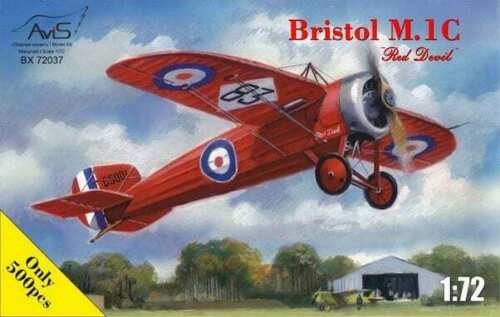Сборная модель Самолет Bristol M. 1C Red Devil