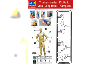 Сборная модель Truckers Series Stan Long Haul