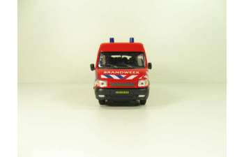 FORD Transit Brandweer, Junior Rescue 1:43, красный