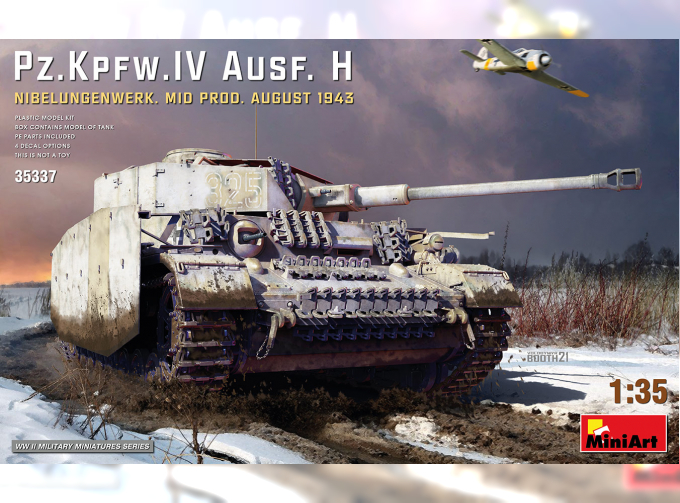 Сборная модель Немецкий танк Pz.Kpfw.IV Ausf. H Nibelunge