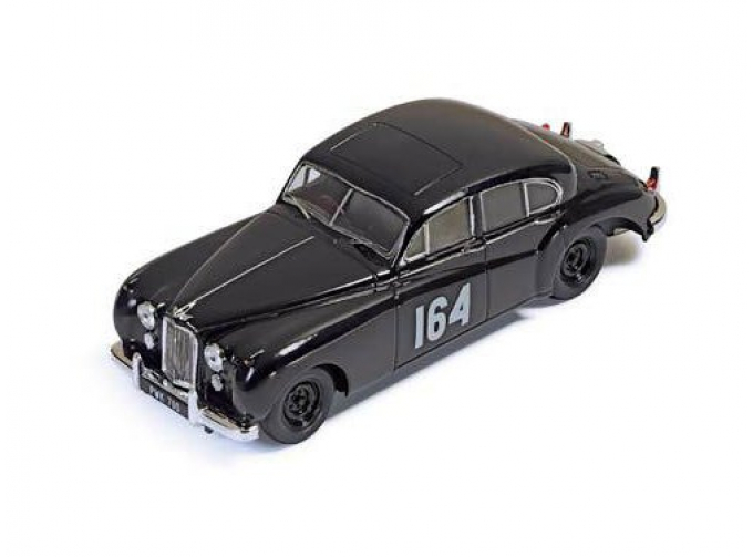 JAGUAR MKVII 164 R.Adams-F.Biggar Winner Rally Monte Carlo 1956, black