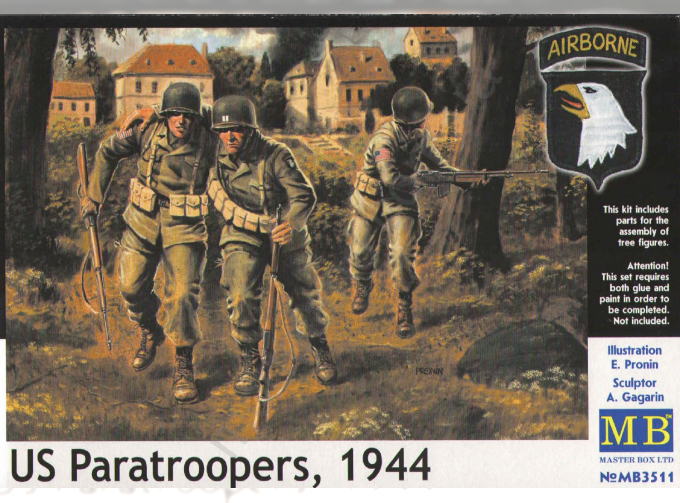 Сборная модель U.S. Paratroopers (1944)