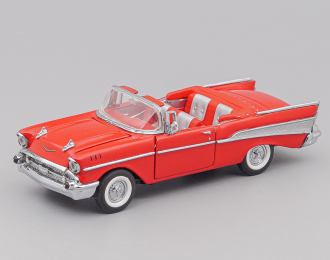 CHEVROLET Bel Air Convertible (1957), red