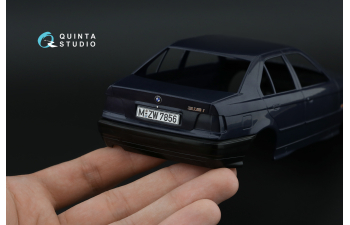 3D Декаль интерьера кабины BMW 318i/320i E36 Sedan (Hasegawa) (с металлостикерами)