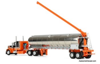 Peterbilt 379 48in Flattop Sleeper  w/Walinga Feed Trailer