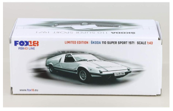 SKODA 110 Super Sport Ferat (1971), white