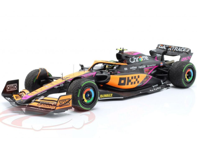 McLAREN MCL36 №4 4-th Singapore GP Formula 1 Lando Norris (2022)